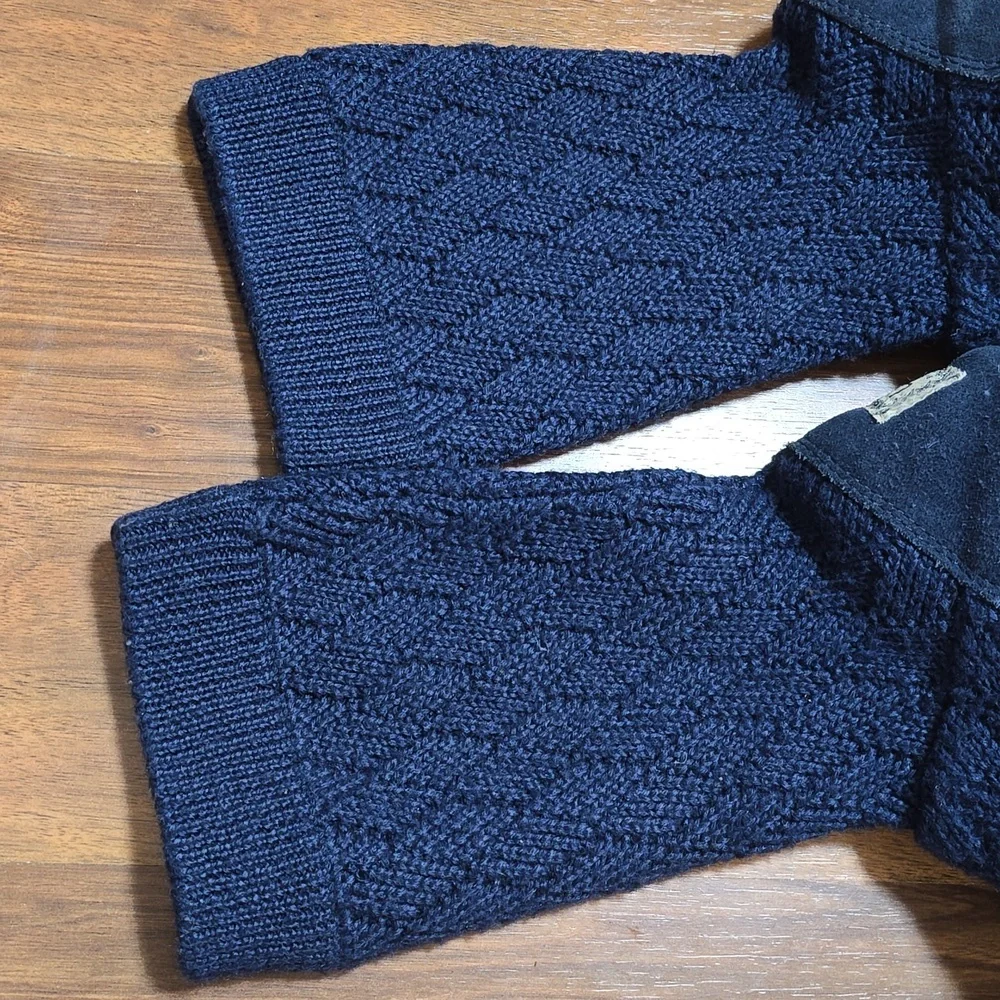 UGG MARQUIS 5915 Sweater Knit Slouch Shearling Tall Boots Kids